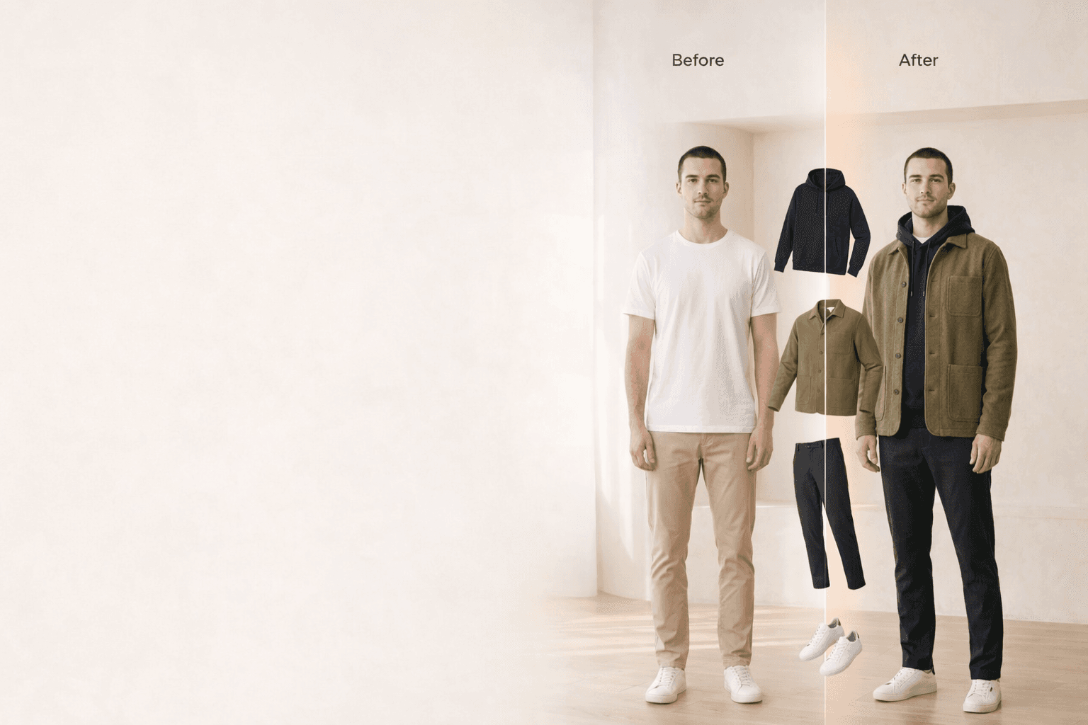 Before and After style transformation